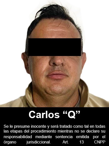 Carlos Arturo Quintana es considerado líder del grupo delictivo “La Línea” y es señalado por dirigir, administrar y vigilar las actividades de tráfico de droga en Chihuahua
(Foto: FGR)