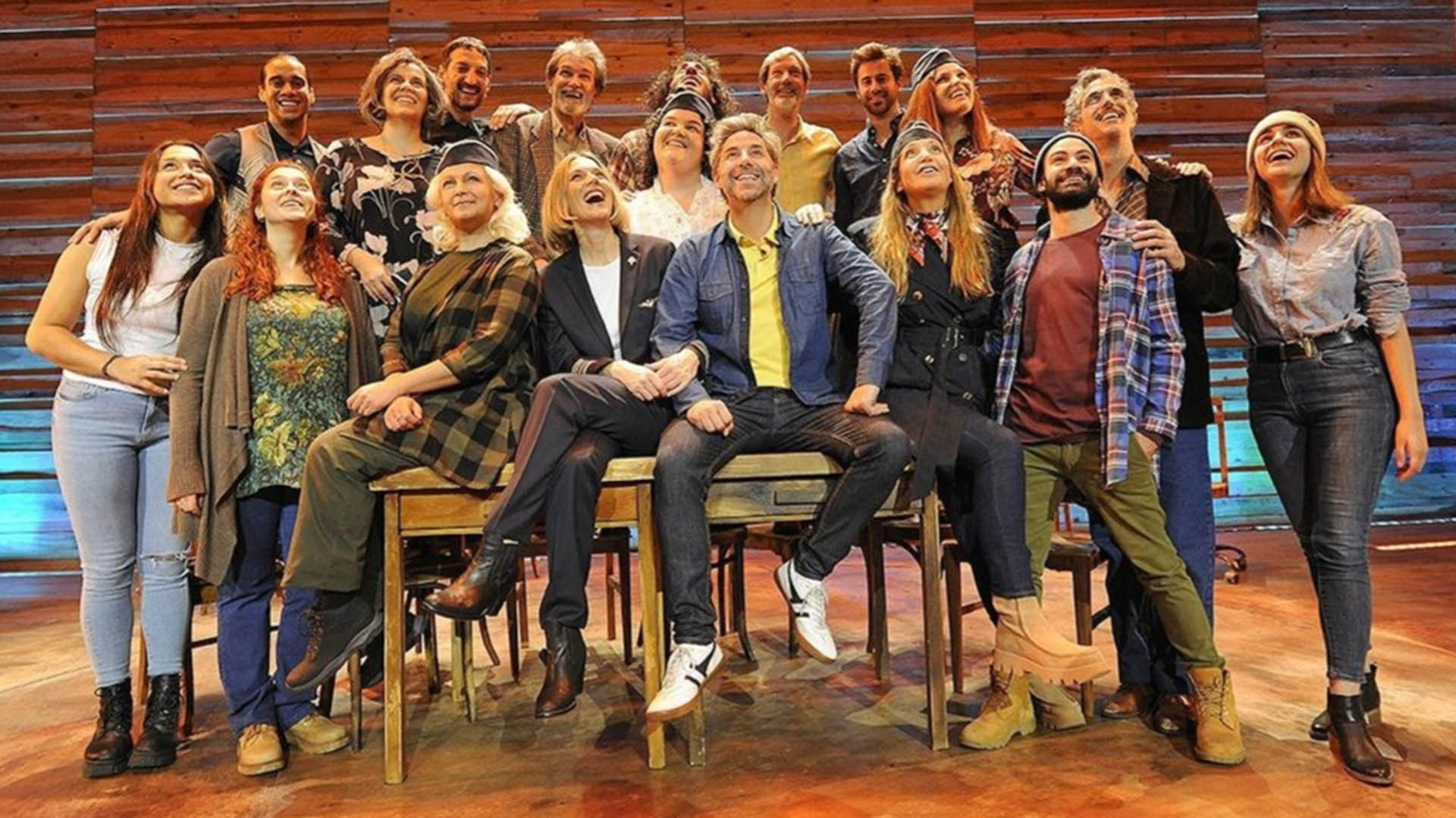 El elenco de Come From Away le agradeció la presencia a Mirtha Legrand (Instagram)