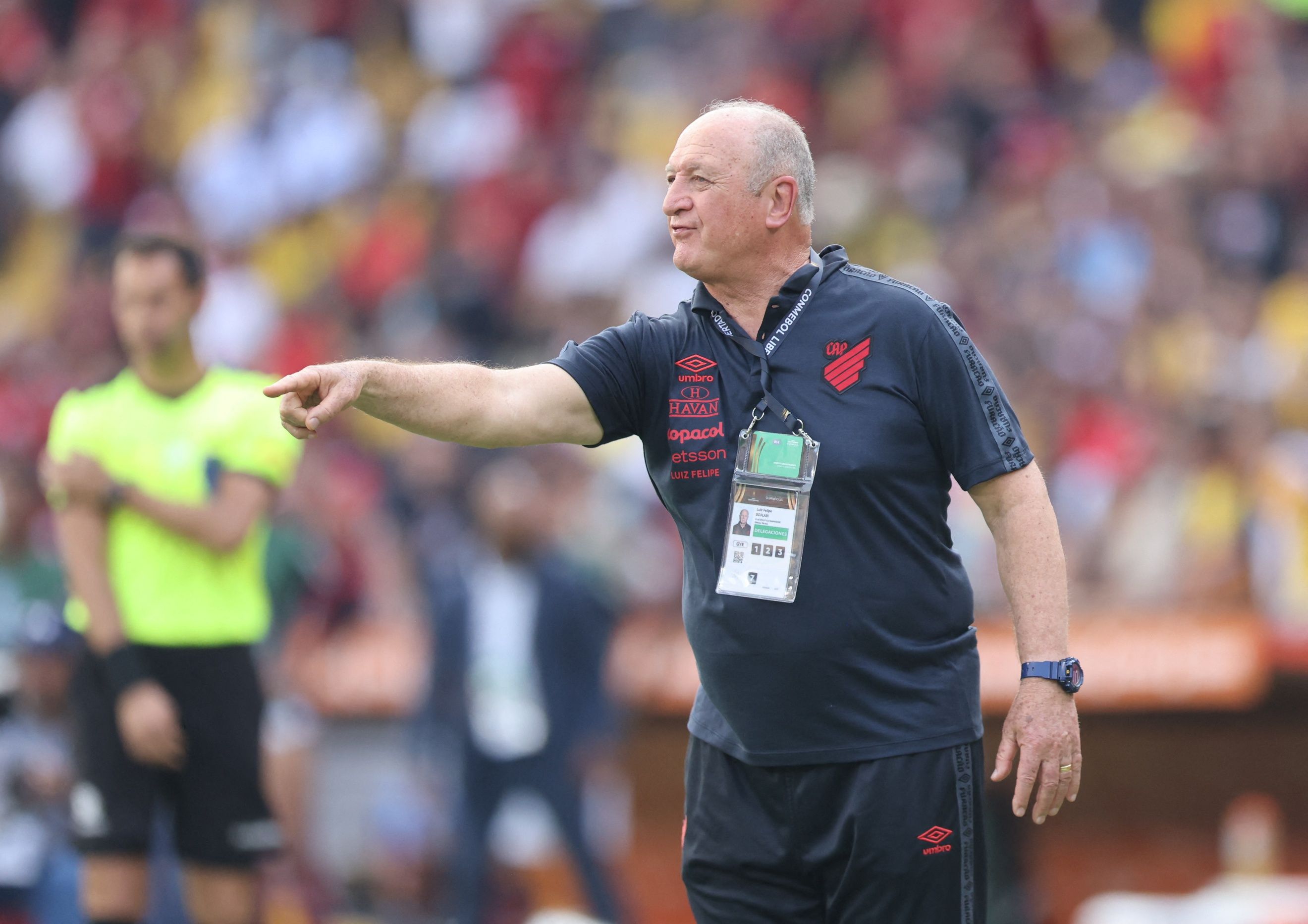 Luiz Felipe Scolari, entrenador de Athletico Paranaense