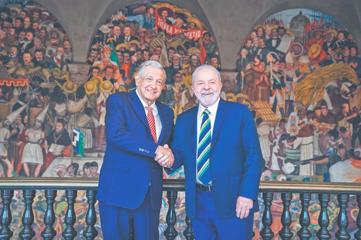 Lula da Silva con AMLO