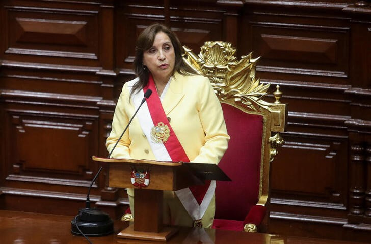 Dina Boluarte llegó a la presidencia el 7 de diciembre y ocupó el despacho presidencial durante los viajes de Pedro Castillo. 