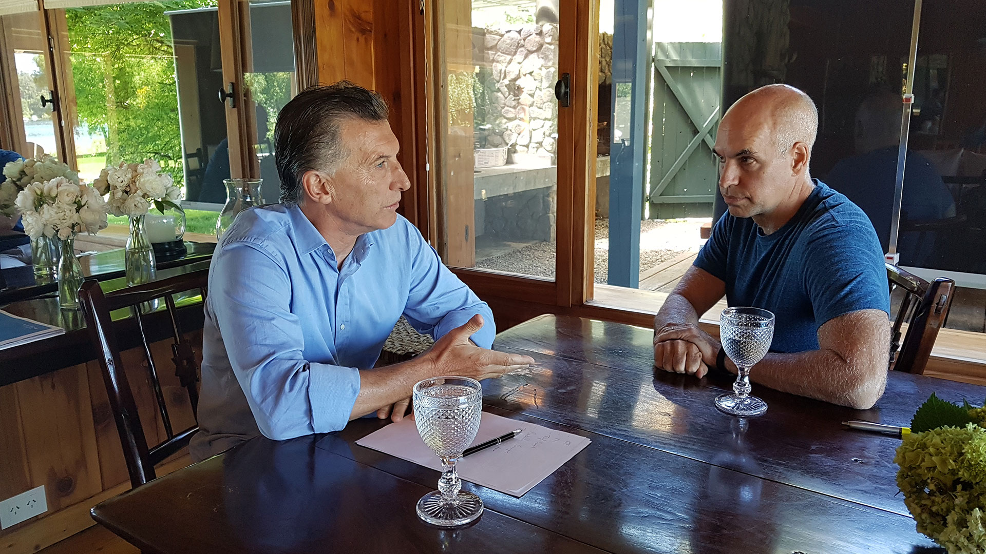 Mauricio Macri y Horacio Rodríguez Larreta