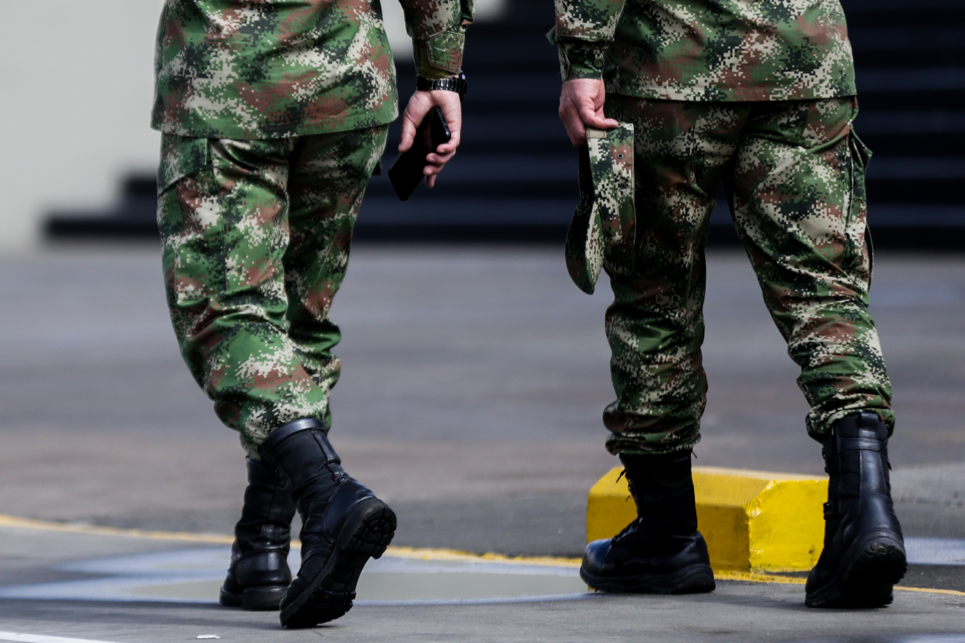 Soldados del Ejército de Colombia. Foto Diego Pineda - Colprensa 