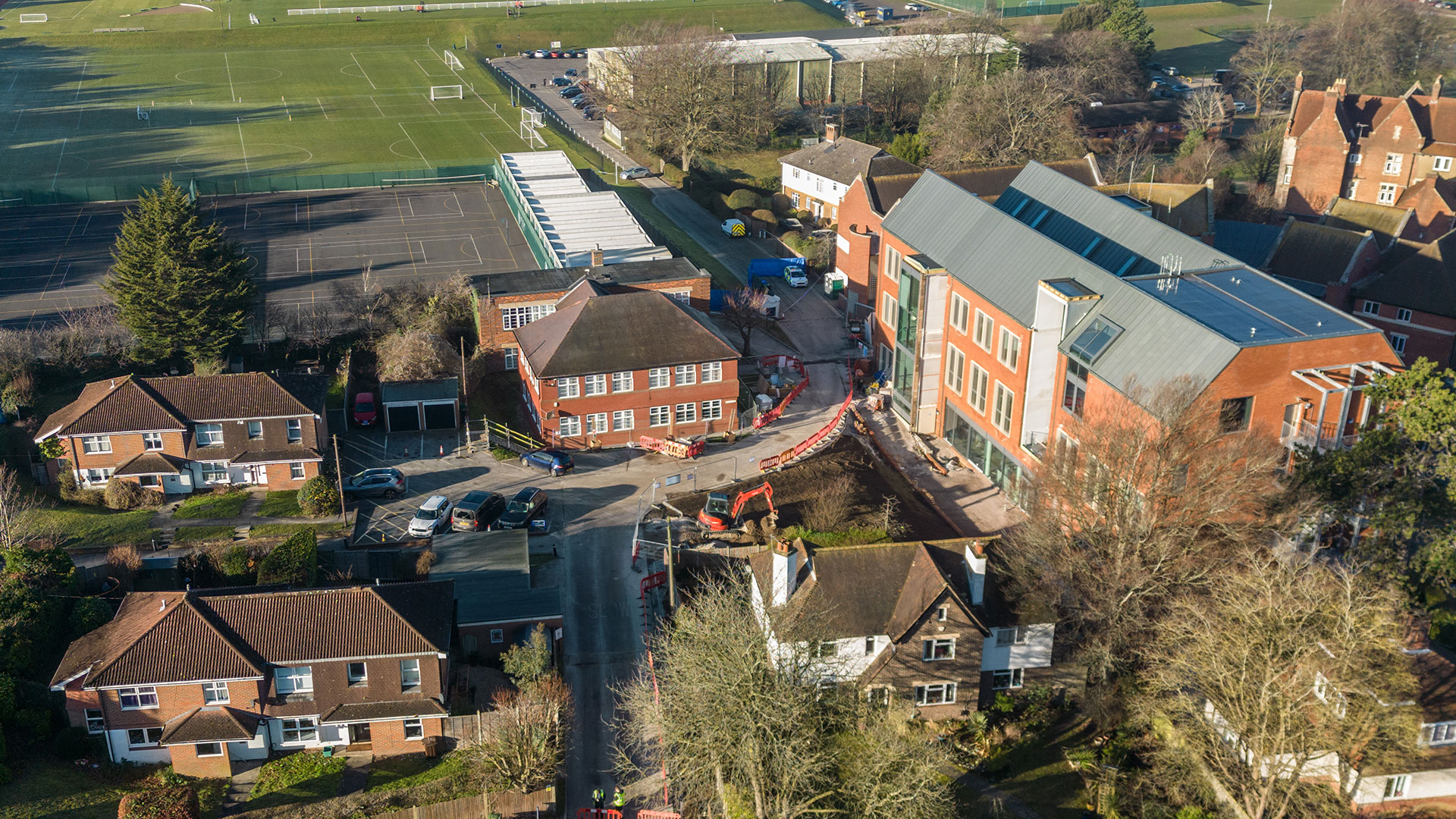 Vista aérea de las instalaciones de la escuela (Gettyimages)