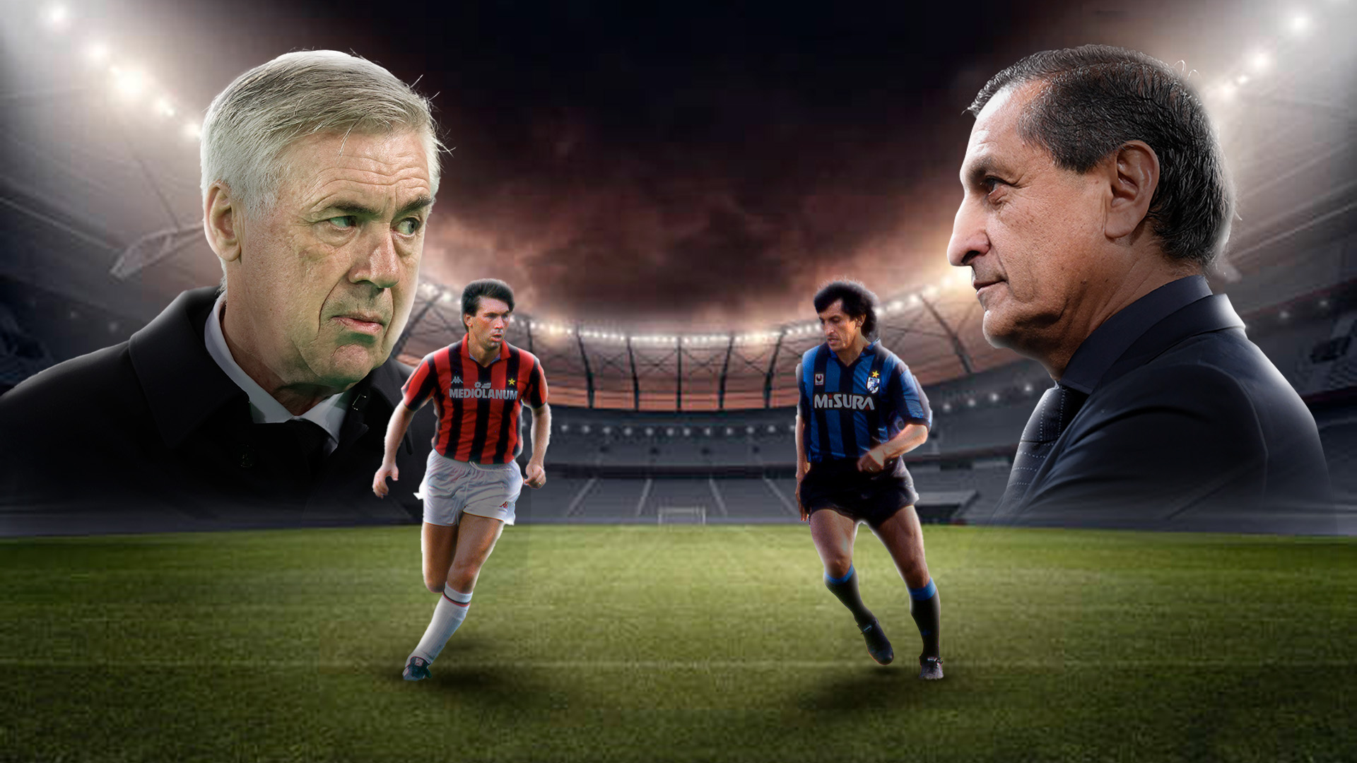 Durante sus días como futbolistas, Ancelotti y Ramón Díaz se enfrentaron en 9 ocasiones