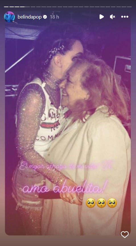 Juana Moreno perdió la vida a los 88 años de edad el 10 de febrero de 2021. (Captura Instagram: @belindapop)