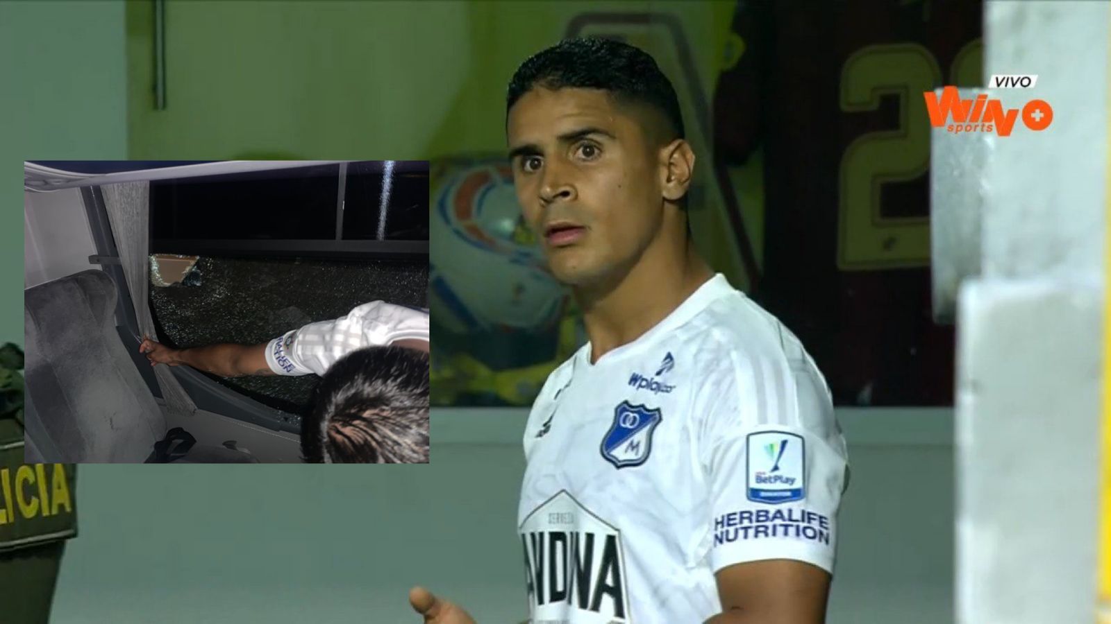 Daniel Cataño y jugadores de Millonarios fueron agredidos por hinchas de Deportes Tolima en partido por la cuarta fecha de la Liga Betplay 2023 I