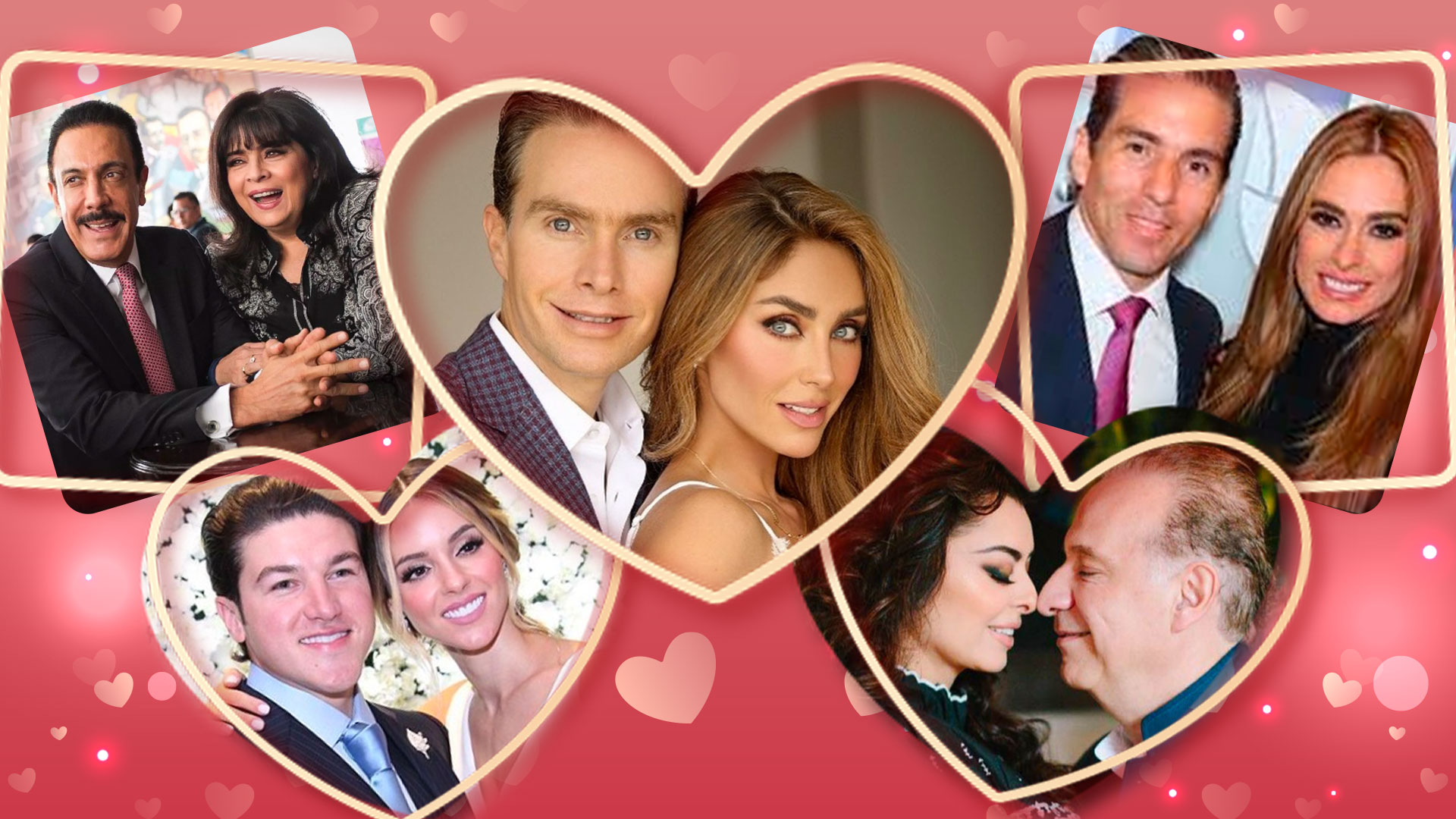 Ellos son algunos de los políticos que se han casado con famosas 
(Foto: Infobae México)