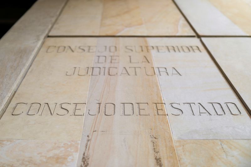 Foto de archivo. Una fachada  del Consejo de Estado en el Palacio de Justicia en Bogotá, Colombia, 10 de septiembre. REUTERS/Luisa González