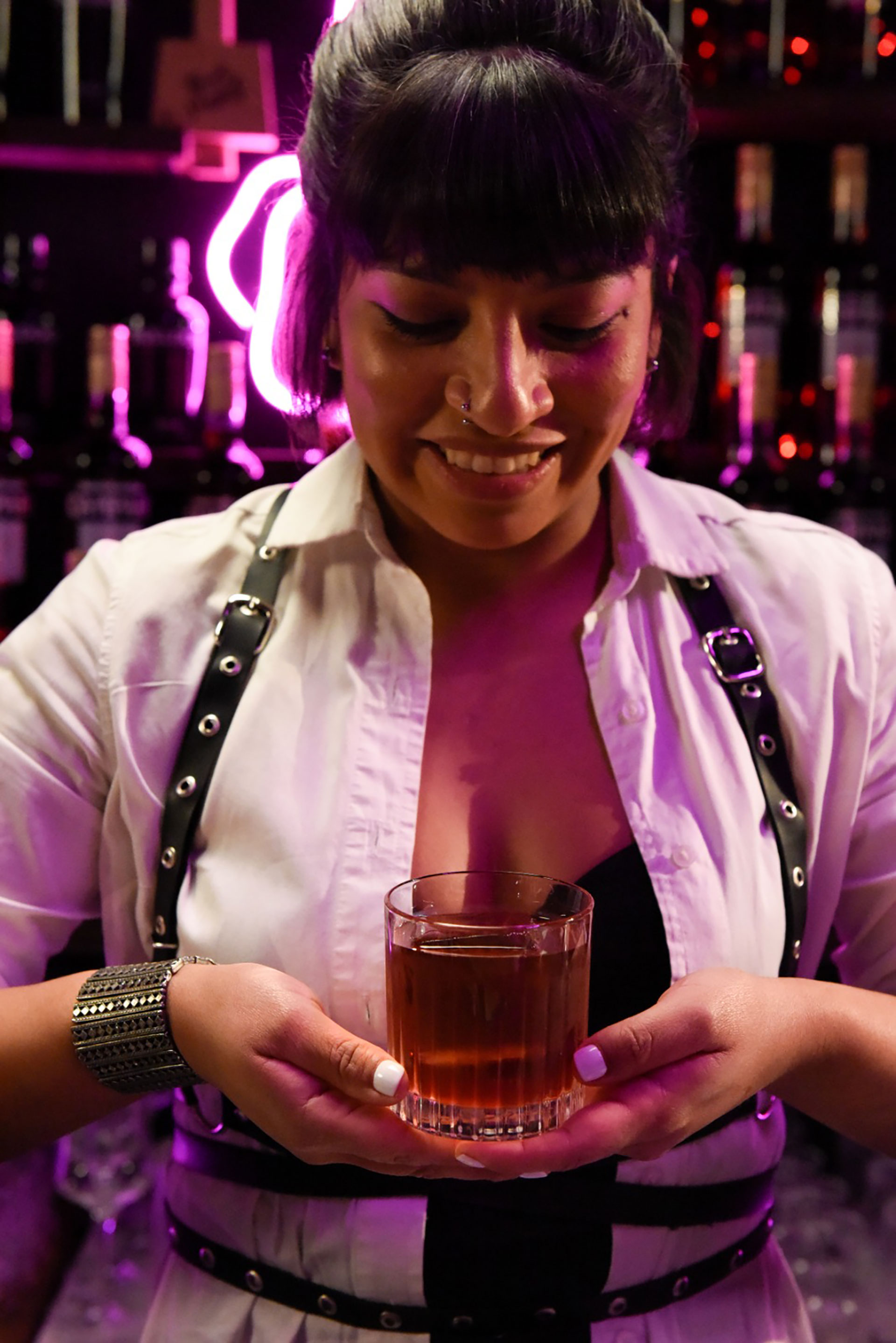 Flavia Arroyo y una opción diferente de Negroni, con limoncello quemado (Flavia Arroyo)