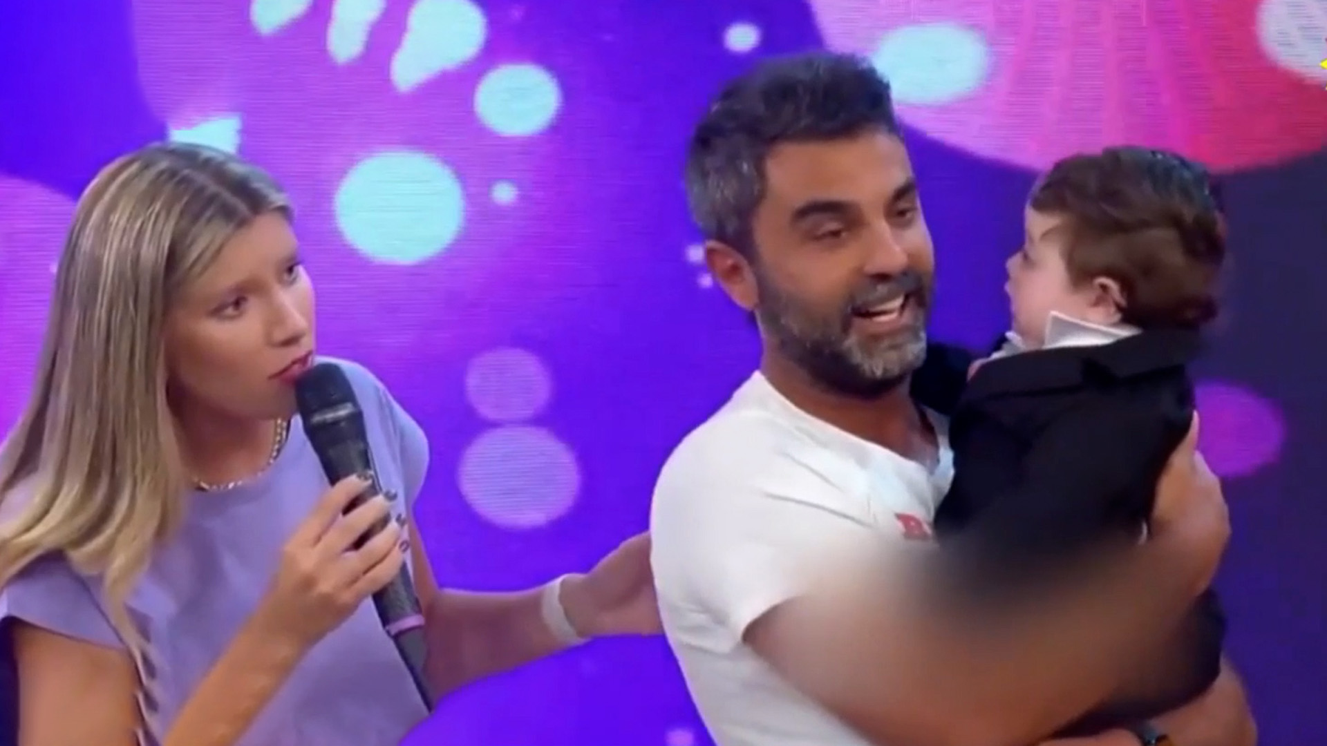 Laurita Fernández, Peluca Brusca y un bebé