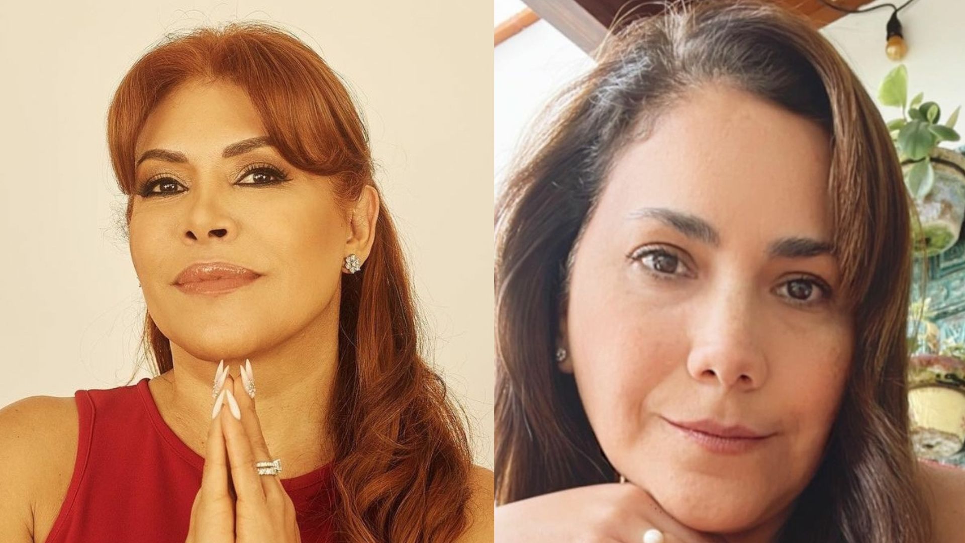 Magaly Medina y Andrea Llosa, las presentadoras de ATV, tuvieron un fuerte intercambio de palabras. (Instagram)