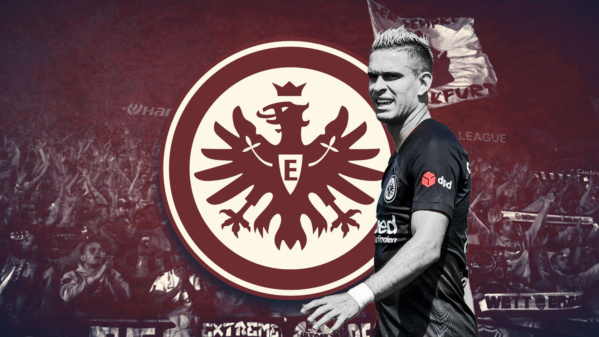 Rafael Santos Borré suma más de 50 partidos con la camiseta del Eintracht Frankfurt