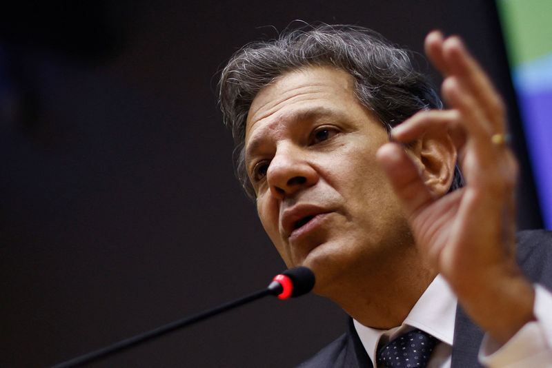 El ministro de Hacienda de Brasil, Fernando Haddad (REUTERS/Adriano Machado)