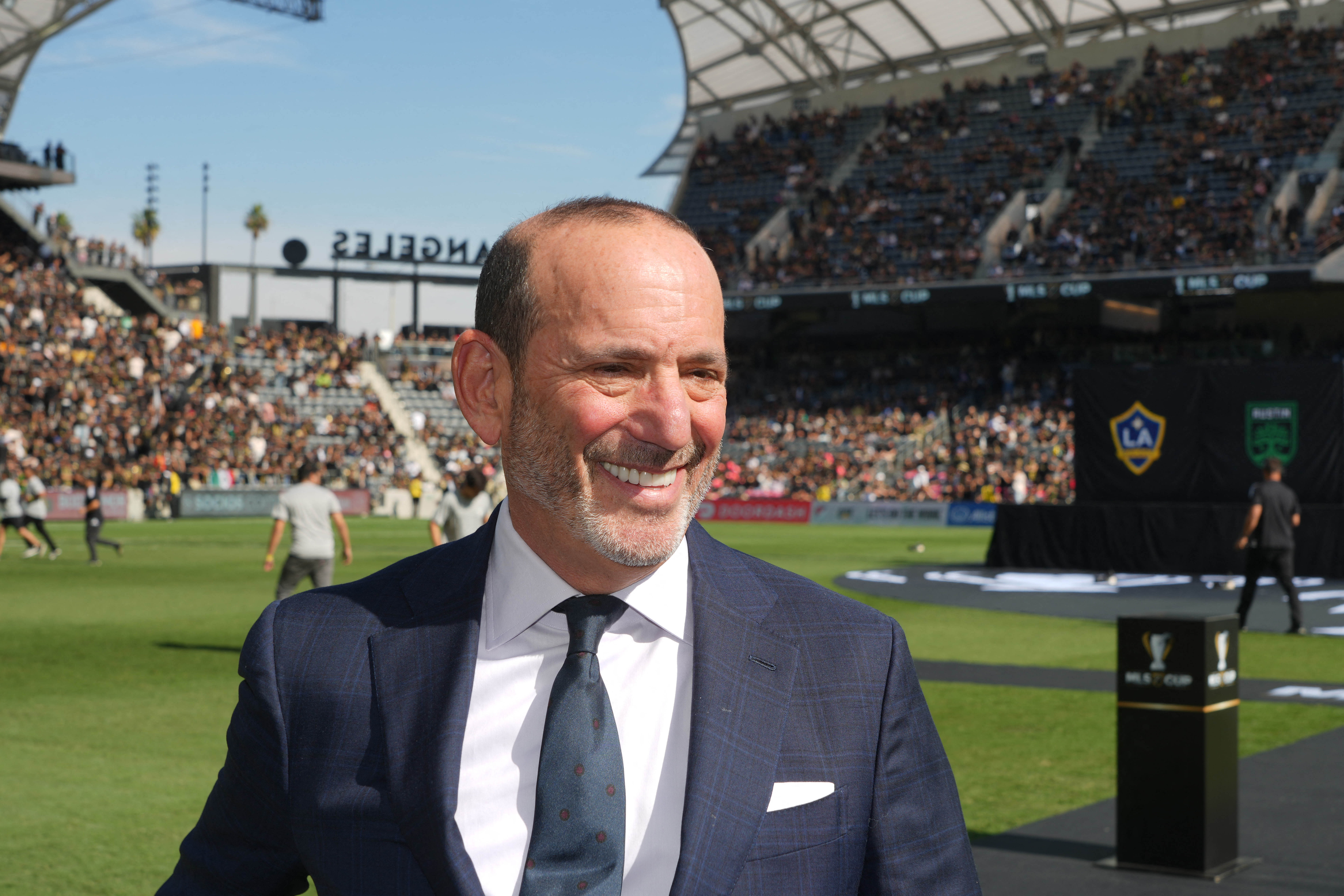 Don Garber, comisionado de la MLS, reconoció que le brindará flexibilidad al Inter Miami para lograr el desembarco de Lionel Messi (Credit: Kirby Lee-USA TODAY Sports)
