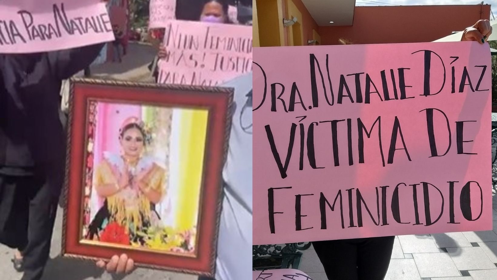 Familiares, amigos y colectivos feministas pidieron que el feminicidio de la Dra. Natalie fuera esclarecido
(Foto: Facebook Punto y Aparte Oaxaca / captura de pantalla Twitter)