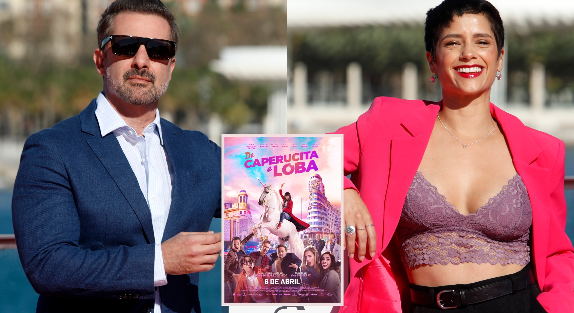 Marco Zunino y Melania Urbina estrenan cinta en Málaga y muy pronto en Lima.