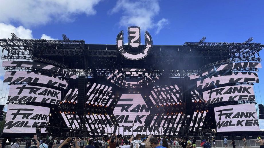 Frank Walker en el escenario principal de Ultra Music Festival.