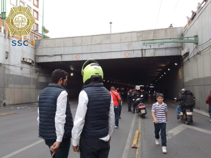 Reportan balacera en el Eje Central Lázaro Cárdenas.: Foto: OVIALCDMX