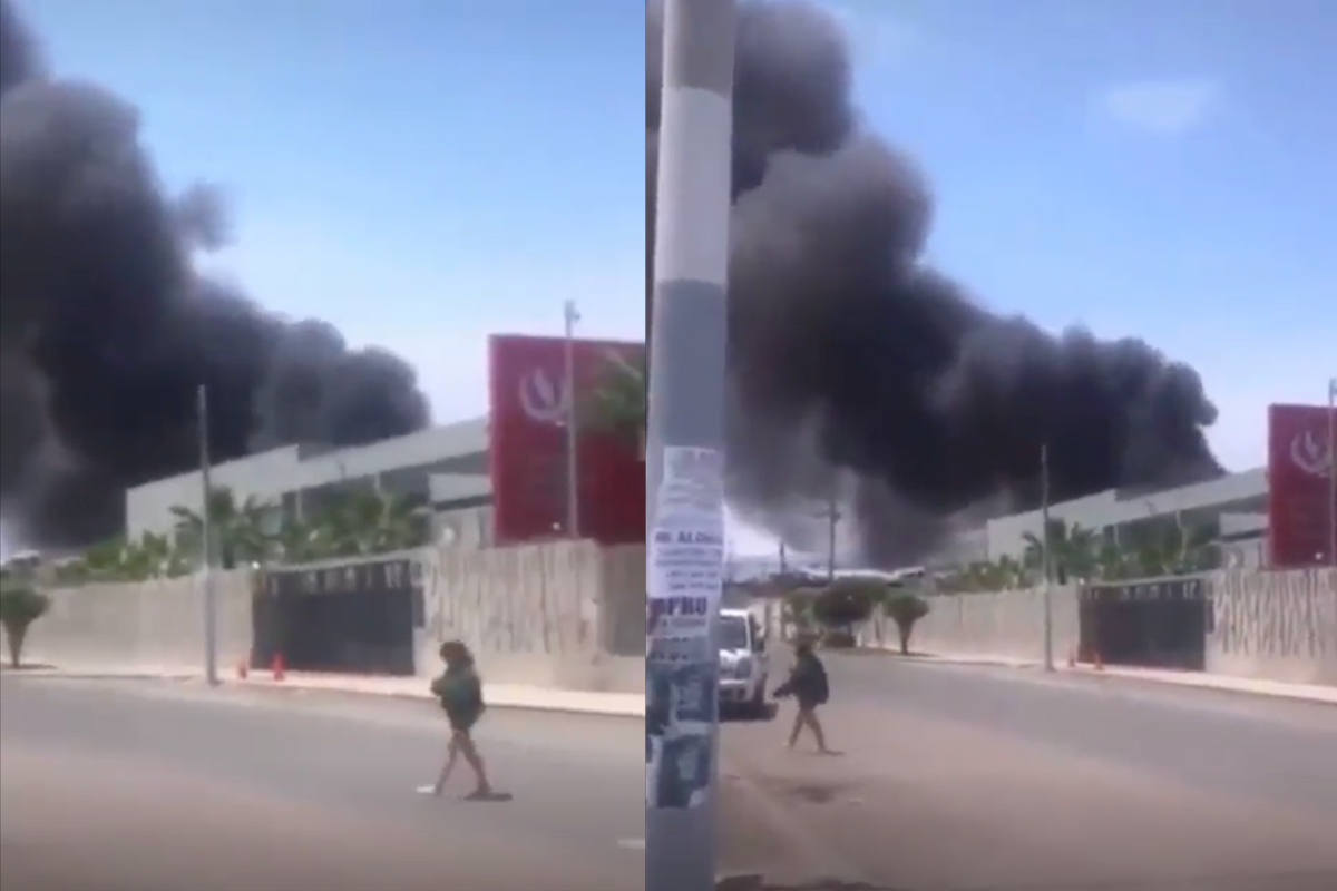 La UPC con sede en Chorrillos es el escenario de un incendio de grandes proporciones.