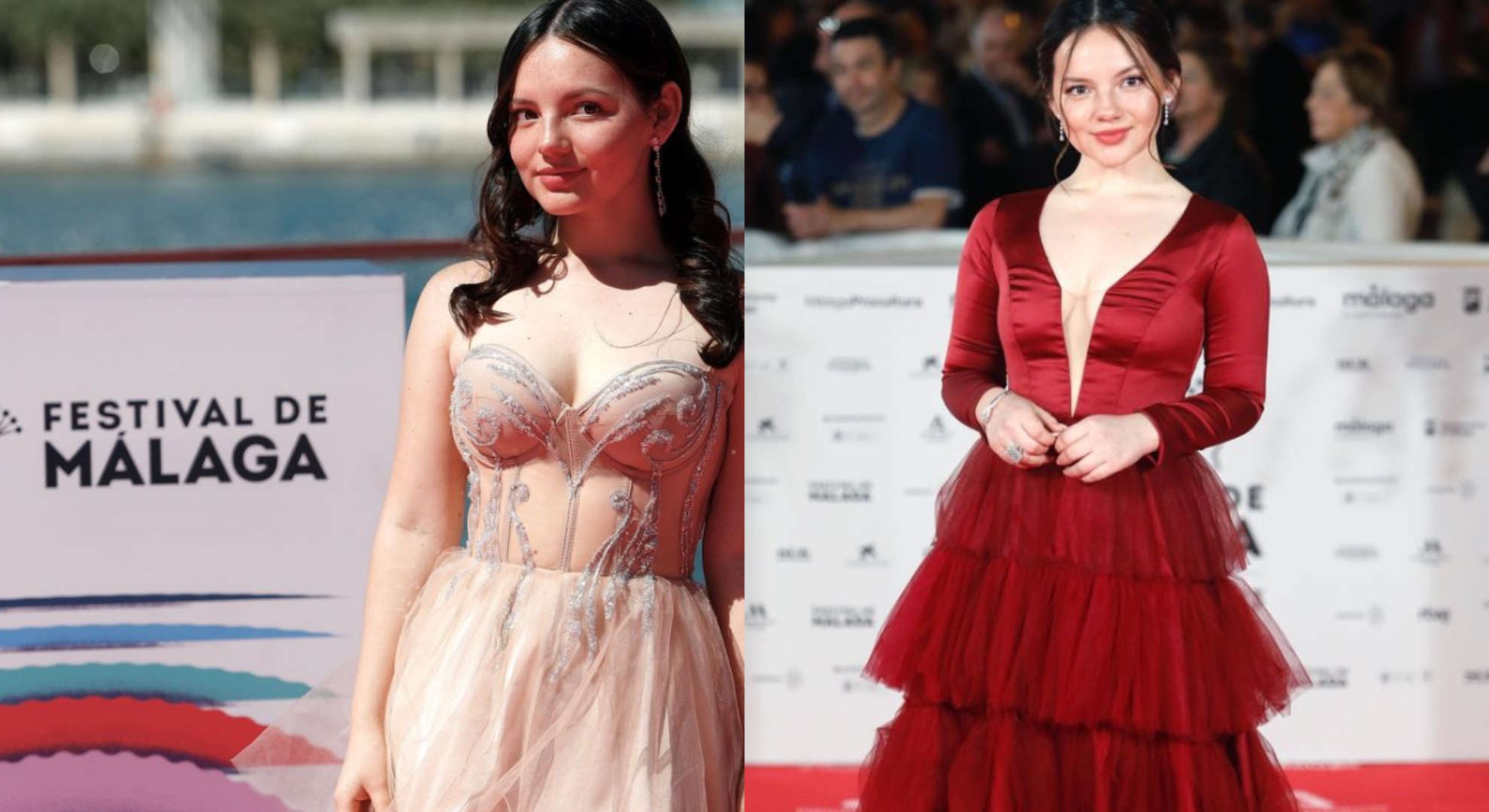 Francisca Aronsson luce muy elegante en alfombra roja del Festival de Málaga. Instagram