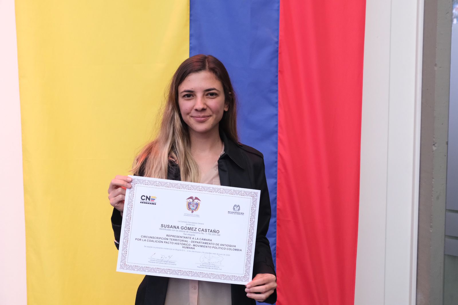 La representante a la Cámara Susana Boreal negó que está buscando que su hermana aspire al Concejo de Medellín por el Pacto Histórico. (Twitter de Susana Boreal)