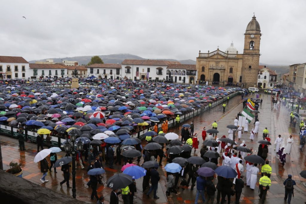 Uno de los puntos más visitados para la celebración religiosa es Boyacá, es por eso, que tanto la Gobernación como la Alcaldía de Tunja dieron a conocer algunas medidas de cuidado y prevención para aquellos fieles que deseen conmemorar la Semana Mayor. Cortesía: Gobernación de Boyacá