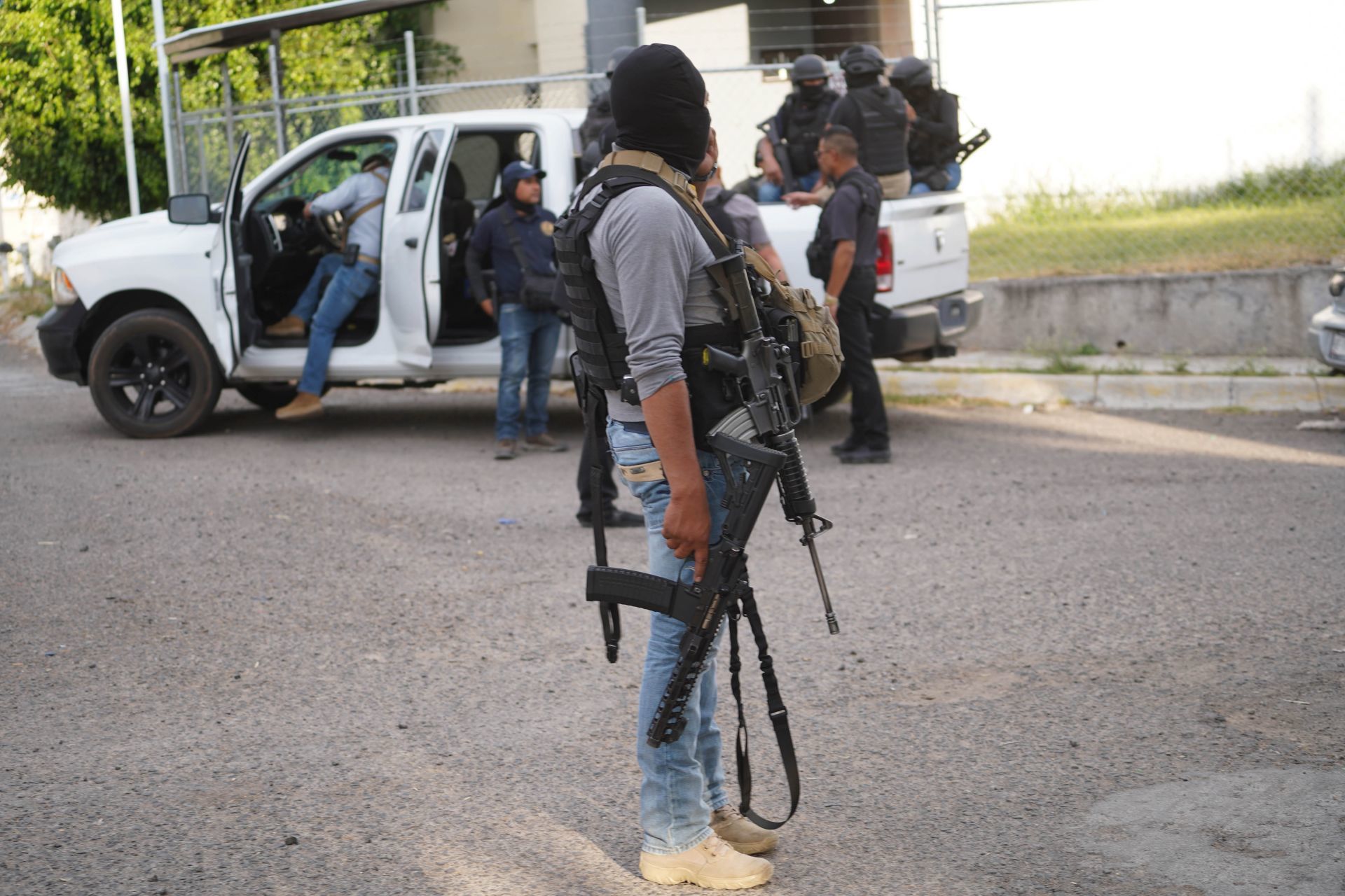 El operativo contempló acciones tanto en tierra como en aire. (JUAN JOSÉ ESTRADA SERAFÍN /CUARTOSCURO)