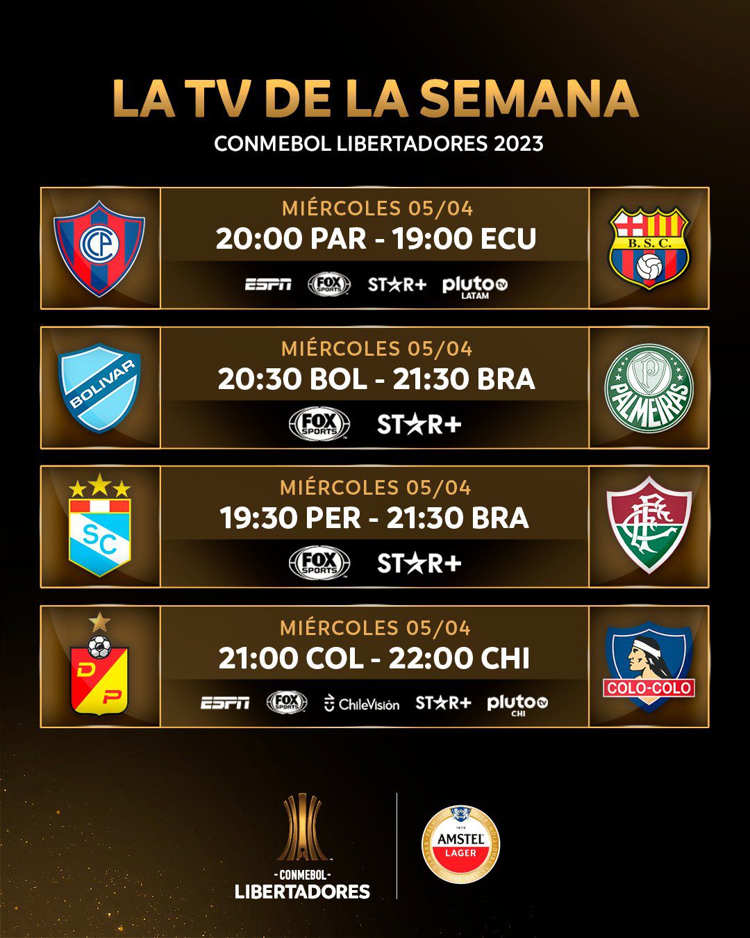Canal para ver Sporting Cristal vs Fluminense por Copa Libertadores 2023.