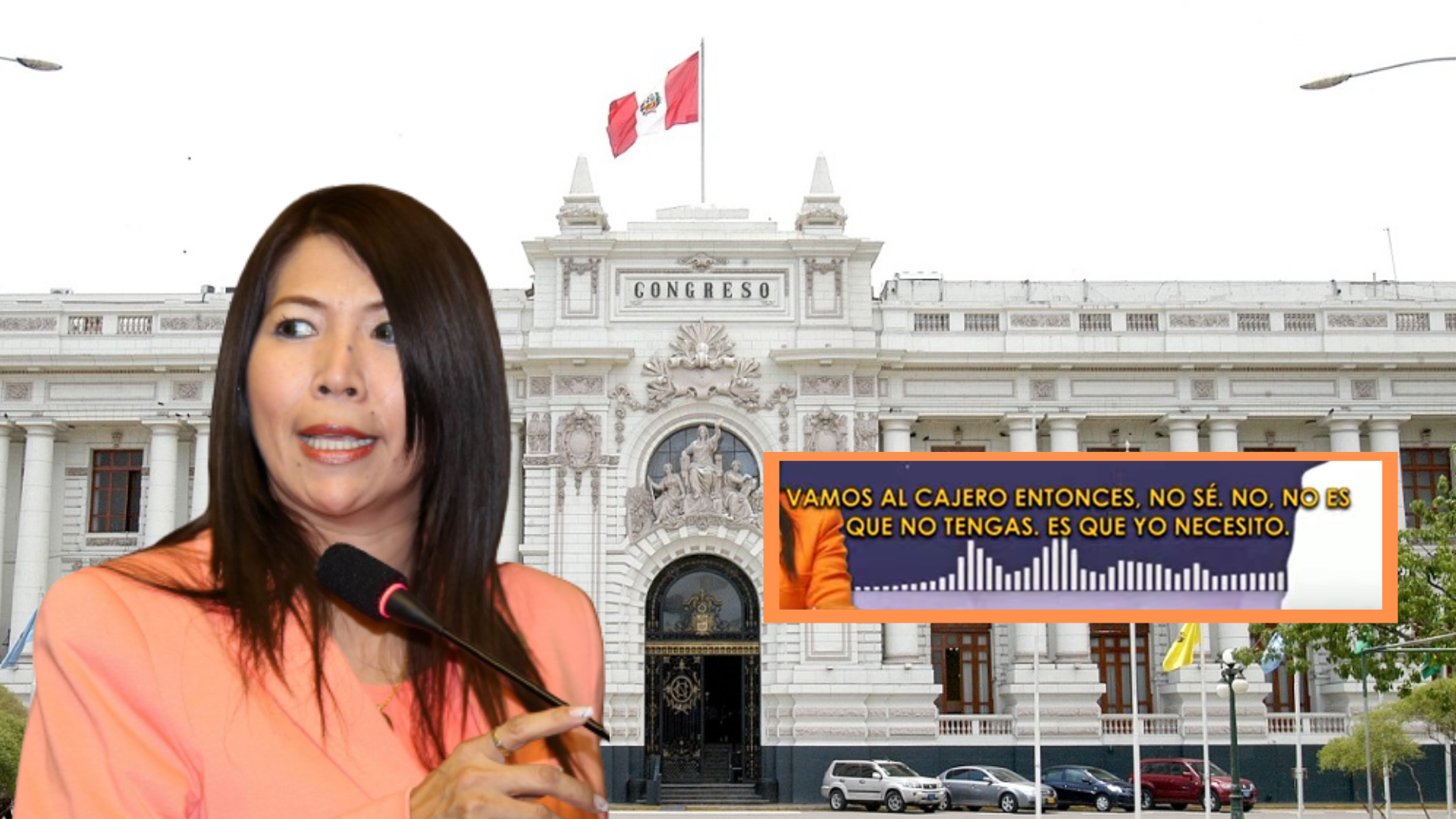 Audio involucra a congresista María del Pilar Cordero en caso de recorte de sueldo a su trabajador: “Vamos al cajero”.
Foto: Composición Infobae