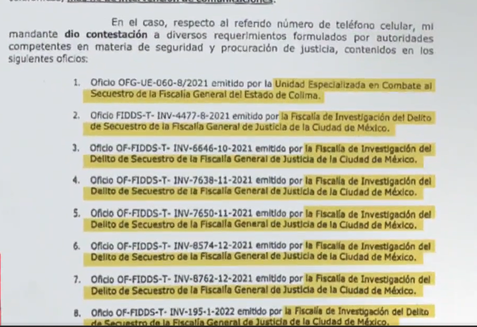 Santiago Taboada señaló que la Fiscalía de Colima y la CDMX lo investigan (Ciro Gómez Leyva)