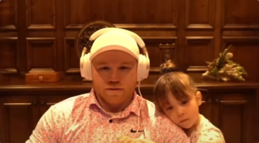 María Fernanda reclamó a Canelo su ausencia del hogar cuando se concentra para sus peleas de boxeo (Captura de pantalla)