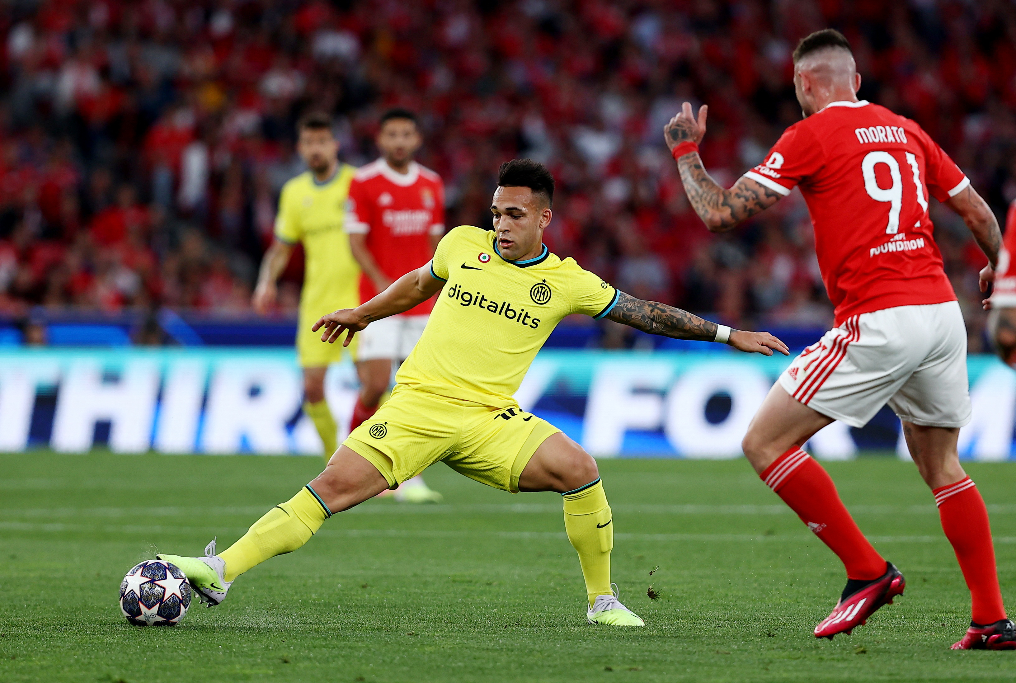 Lautaro Martínez es la carta del gol en el Inter (REUTERS/Rodrigo Antunes)