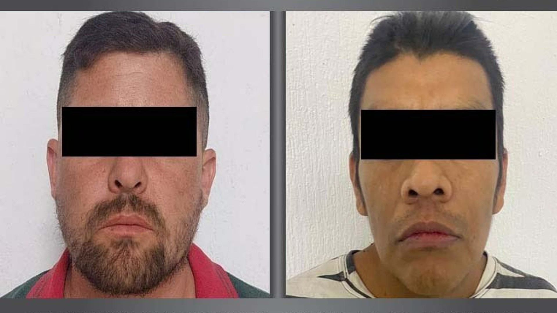 Presuntos secuestradores detenidos en Tlalnepantla (FGJEM)