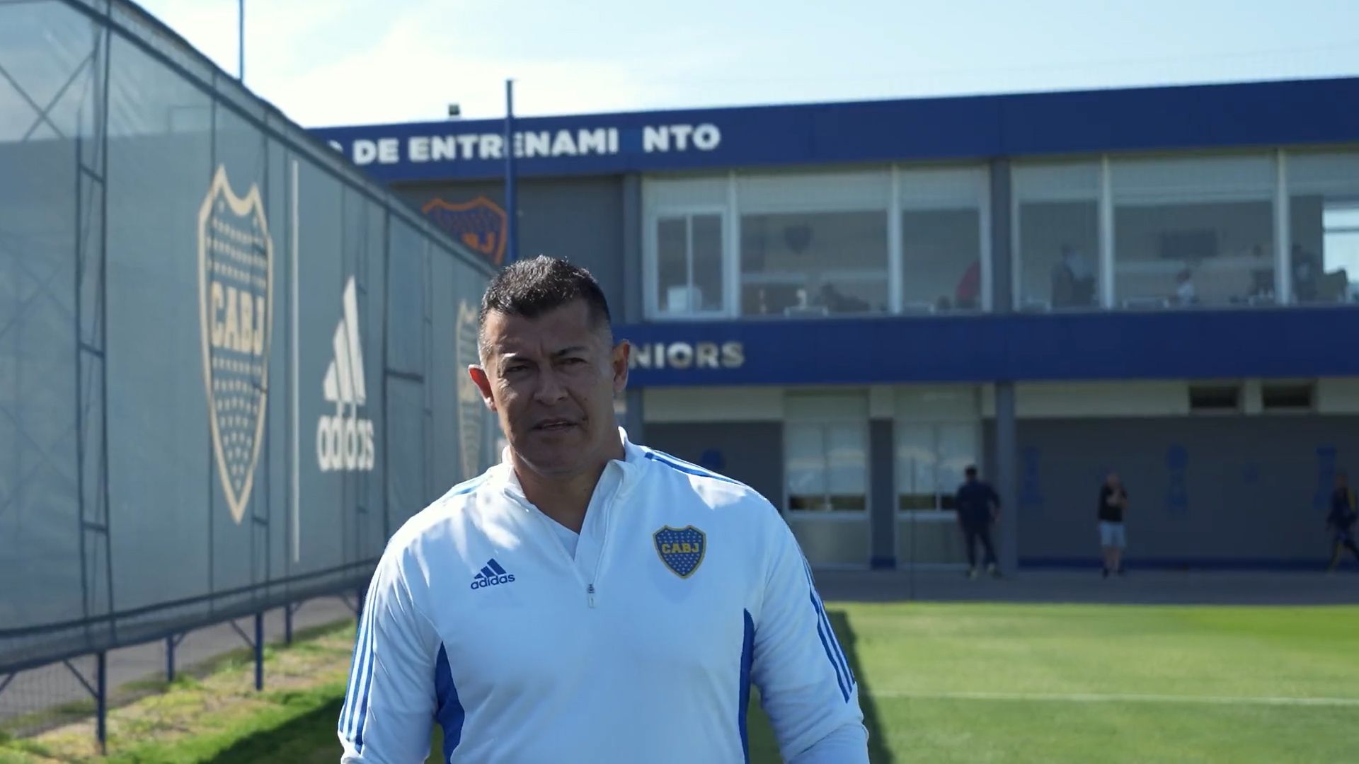 La primera práctica de Jorge Almirón al mando de Boca Juniors