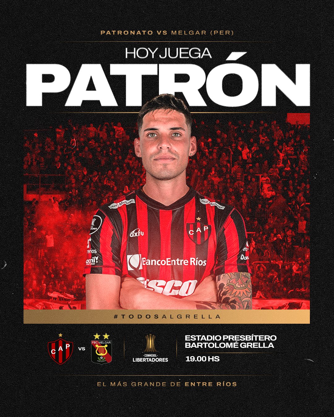 Melgar vs Patronato: promoción del duelo por Copa Libertadores