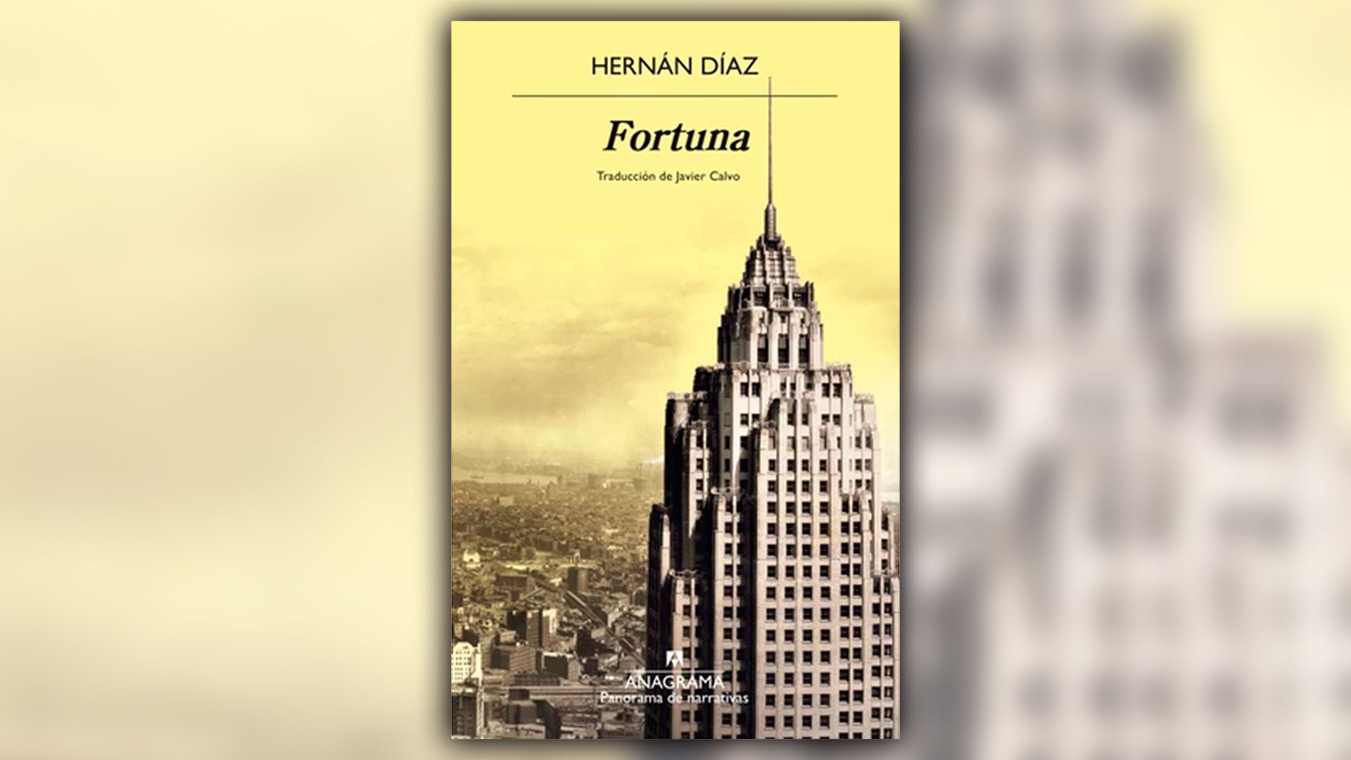 Díaz trabajó cinco años en su segunda y premiada novela "Fortuna", que fue publicada por Anagrama en español.