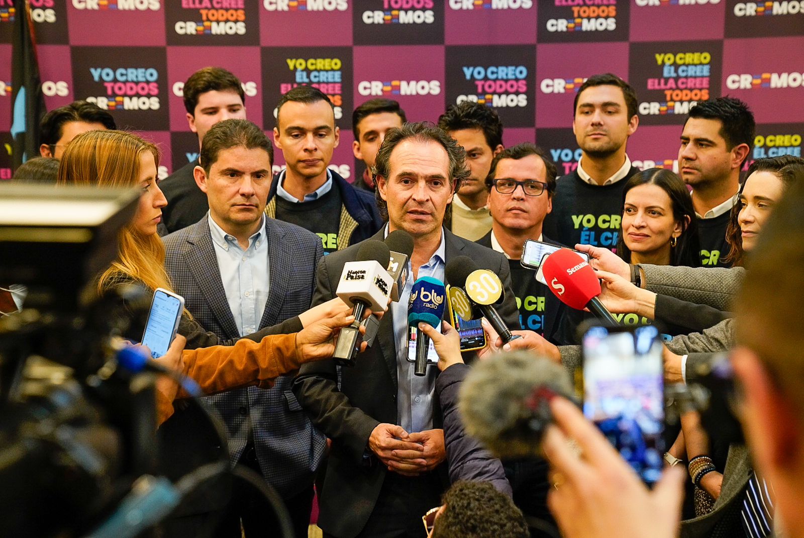Federico Gutiérrez lanza 'Creemos', su nuevo partido de oposición en Bogotá. Suministrada.