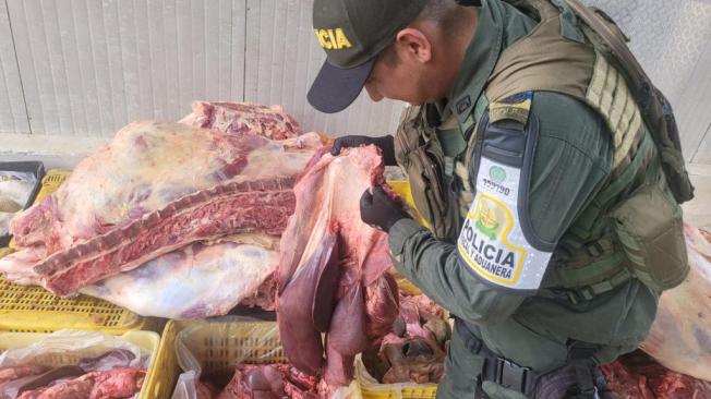 Contrabando de carne entre Colombia y Venezuela
