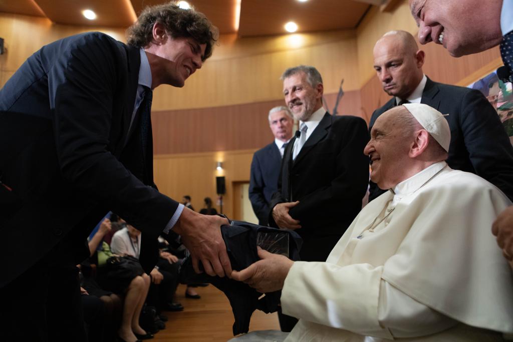 Martín Lousteau terminó su viaje en Roma en dónde con un encuentro con el Papa Francisco