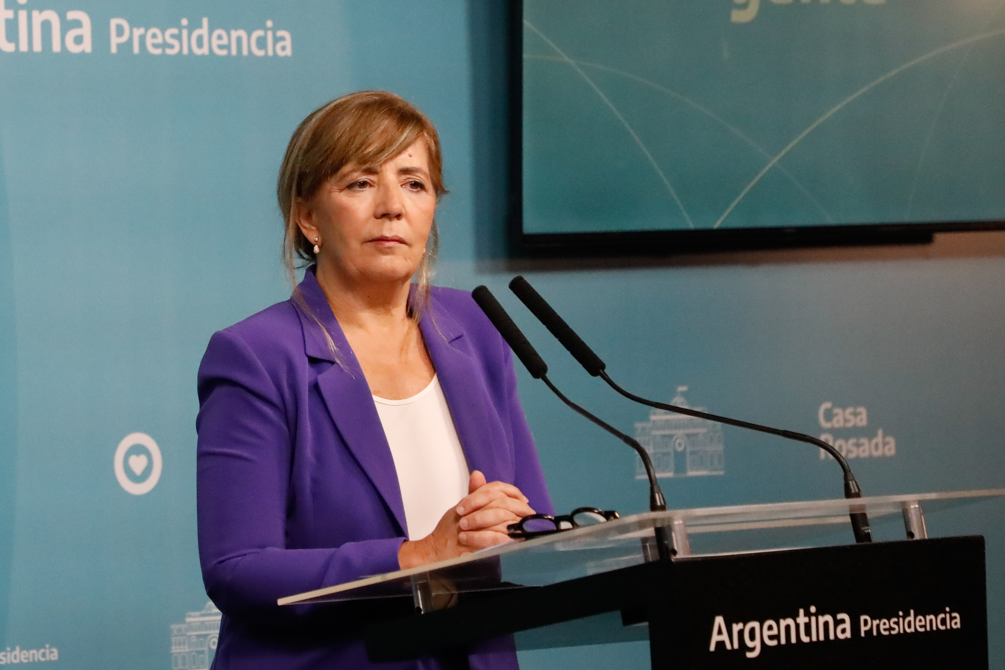 Gabriela Cerruti, portavoz de la Presidencia (Foto: Télam)